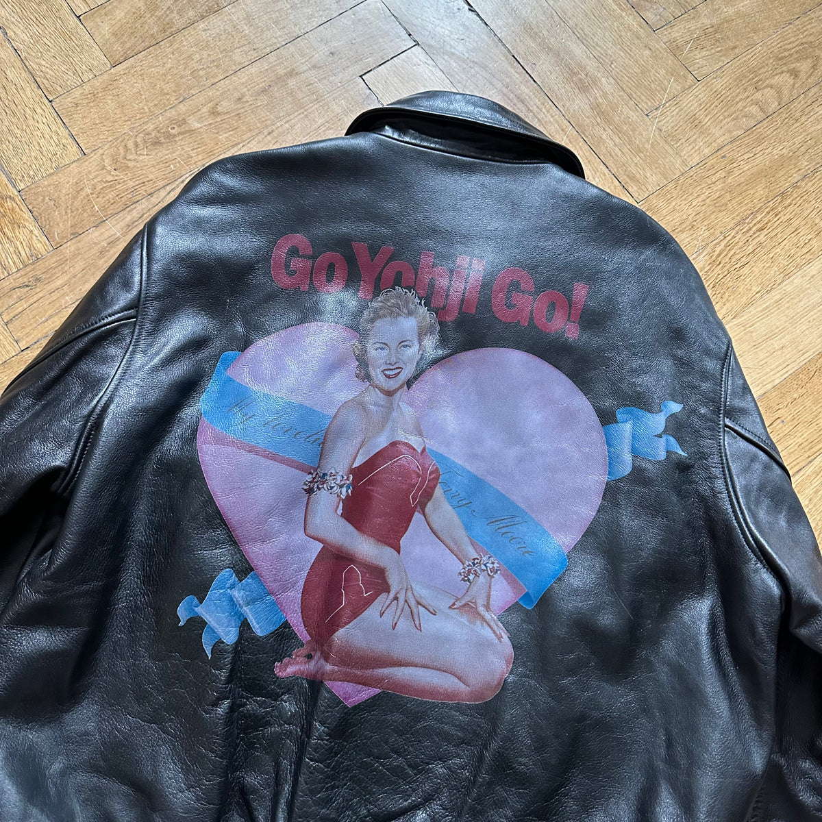 Yohji Yamamoto Pour Homme FW91 The Men "Go Yohji Go" Leather Bomber