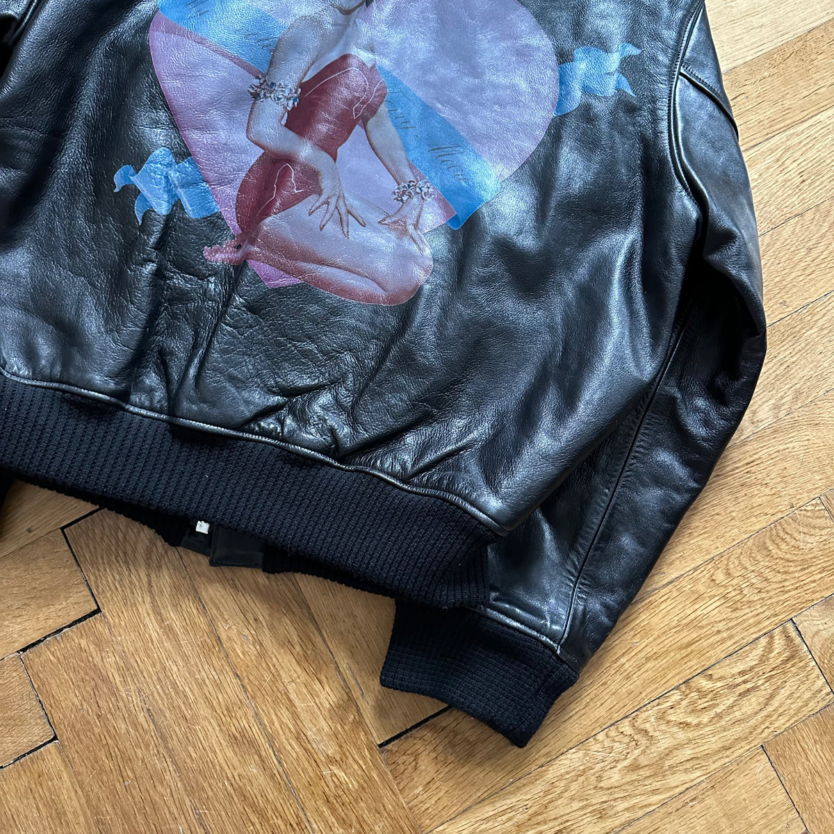 Yohji Yamamoto Pour Homme FW91 The Men "Go Yohji Go" Leather Bomber