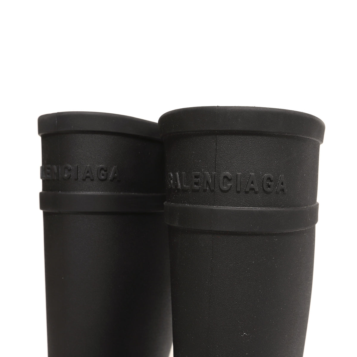 Balenciaga x Crocs Black Chunky Rubber Boots