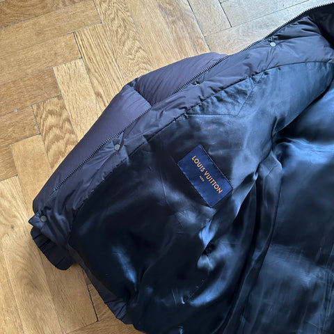 Louis Vuitton Oversized Puffer Jacket, Black, 56