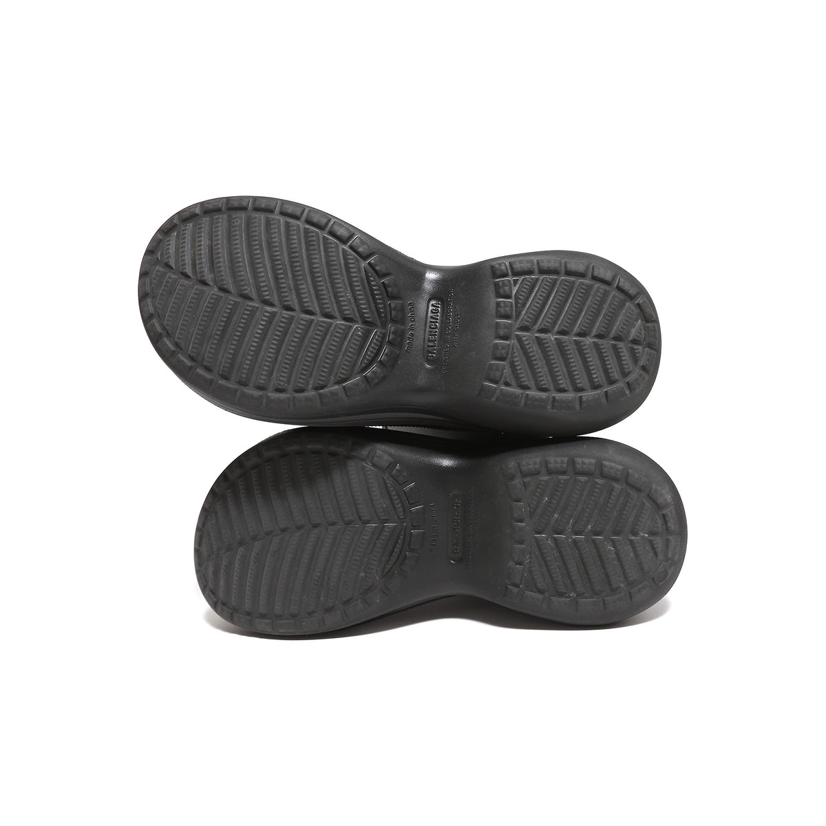 Balenciaga x Crocs Black Chunky Rubber Boots