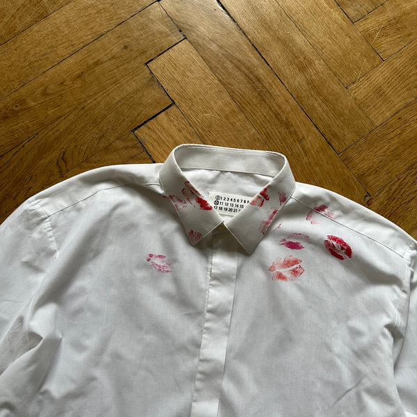 dress shirt with kisses CHRISTOPHER BATES Christopher Bates