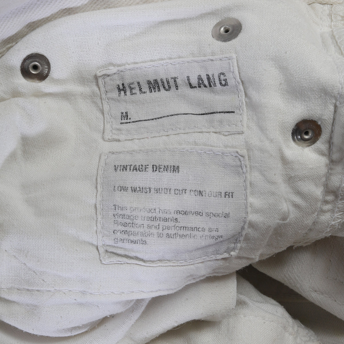Helmut Lang SS03 White Painter Denim