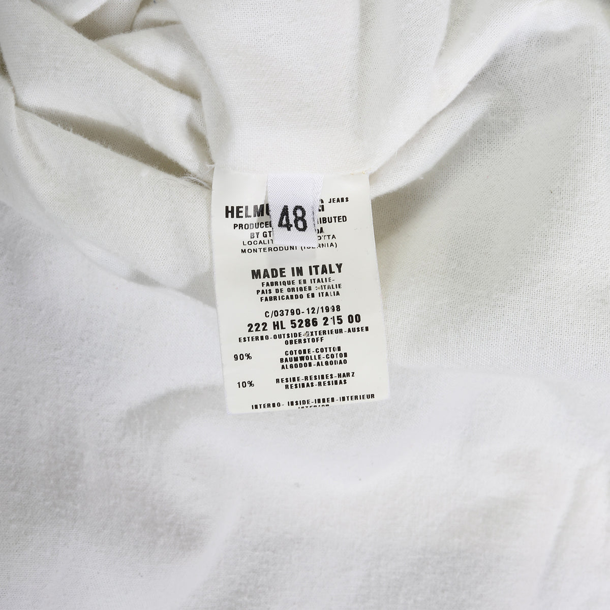 Helmut Lang AW97 Resin Stripe Trench Coat
