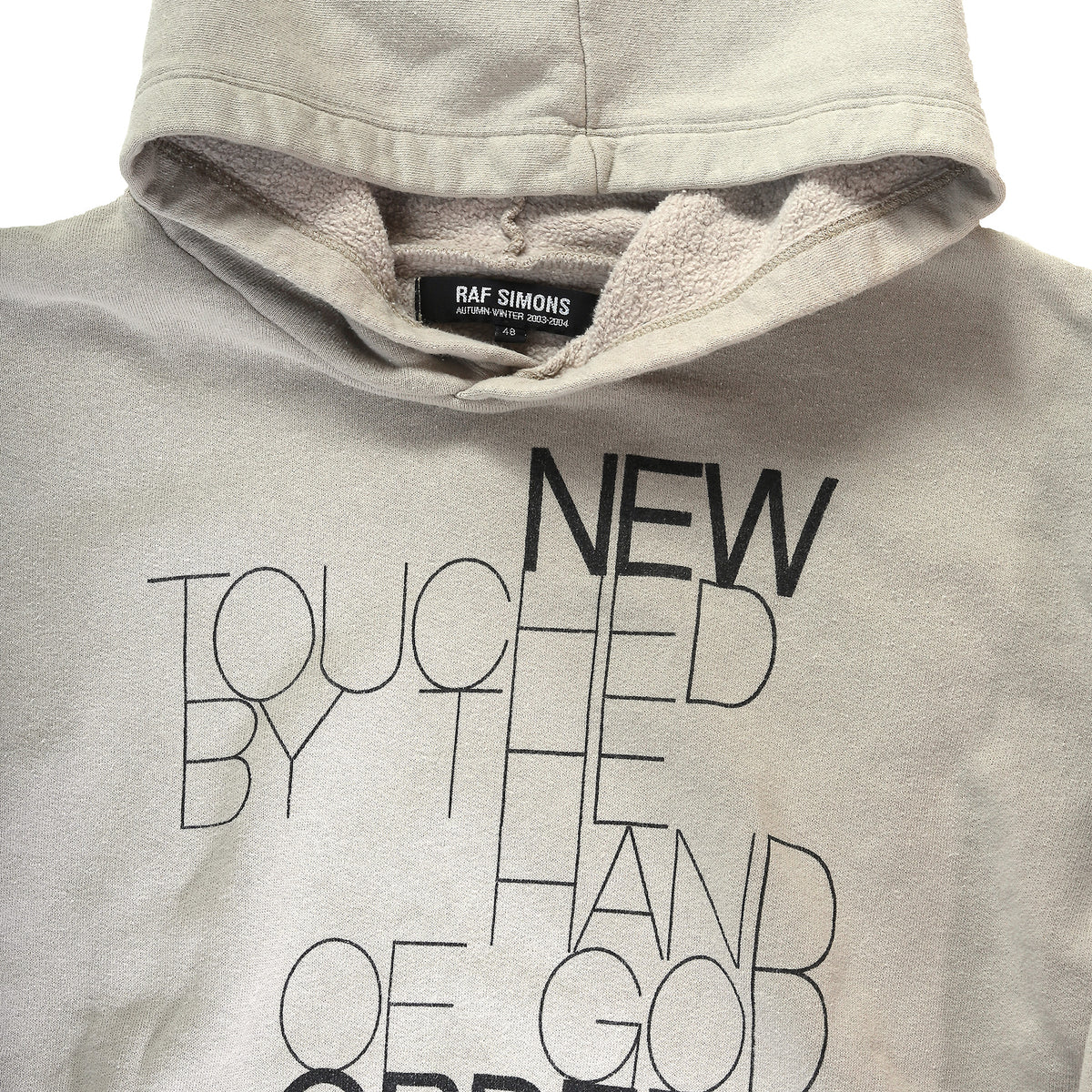 Raf Simons AW03 Closer Peter Saville New Order Hoodie
