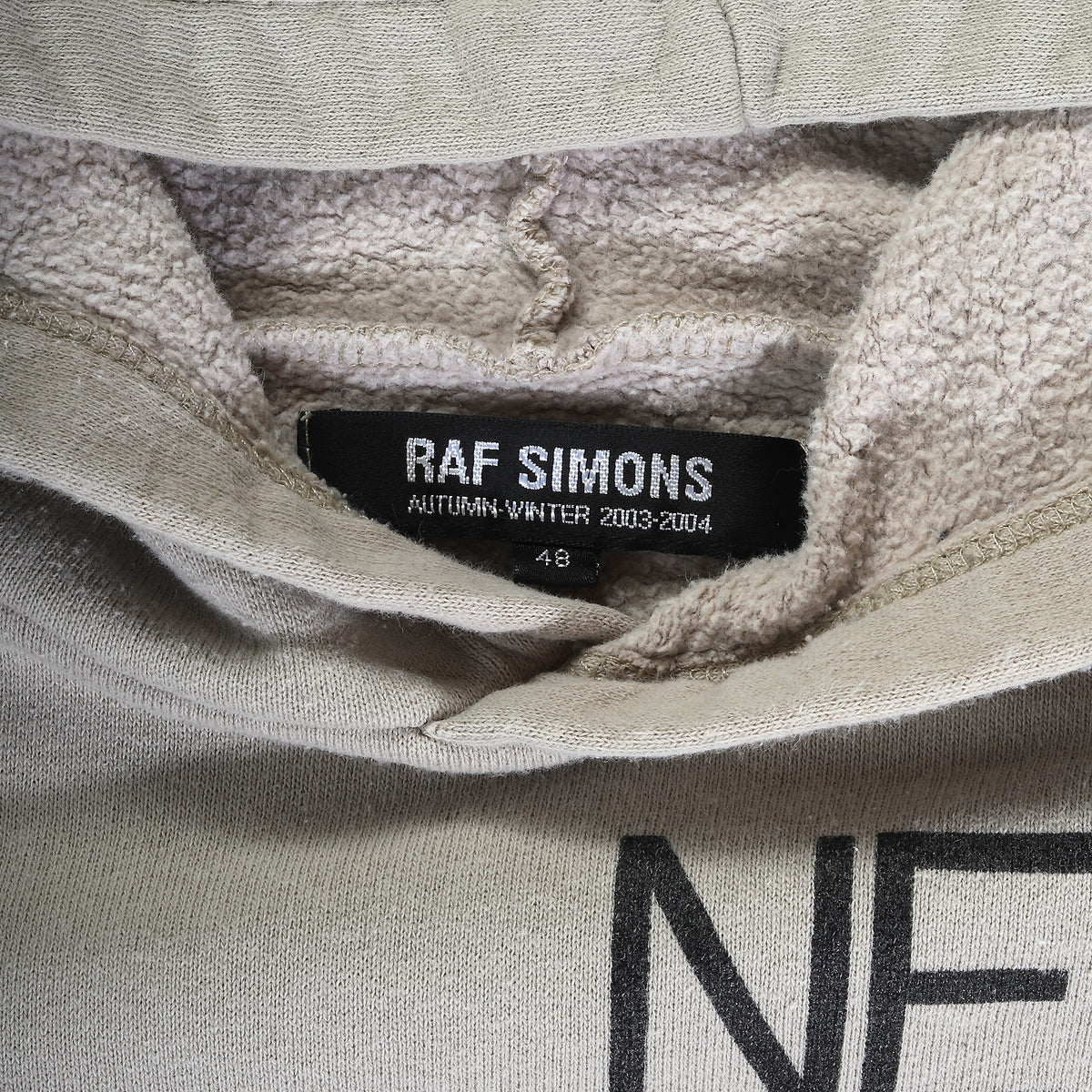 Raf Simons AW03 Closer Peter Saville New Order Hoodie
