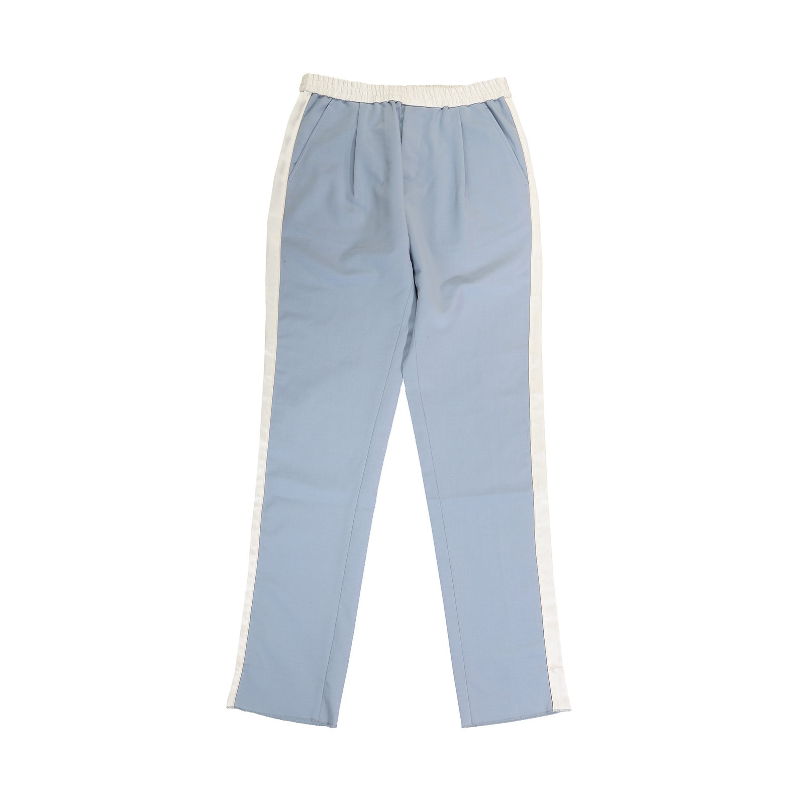 Berluti SS18 by Haider Ackermann Baby Blue Track Pants