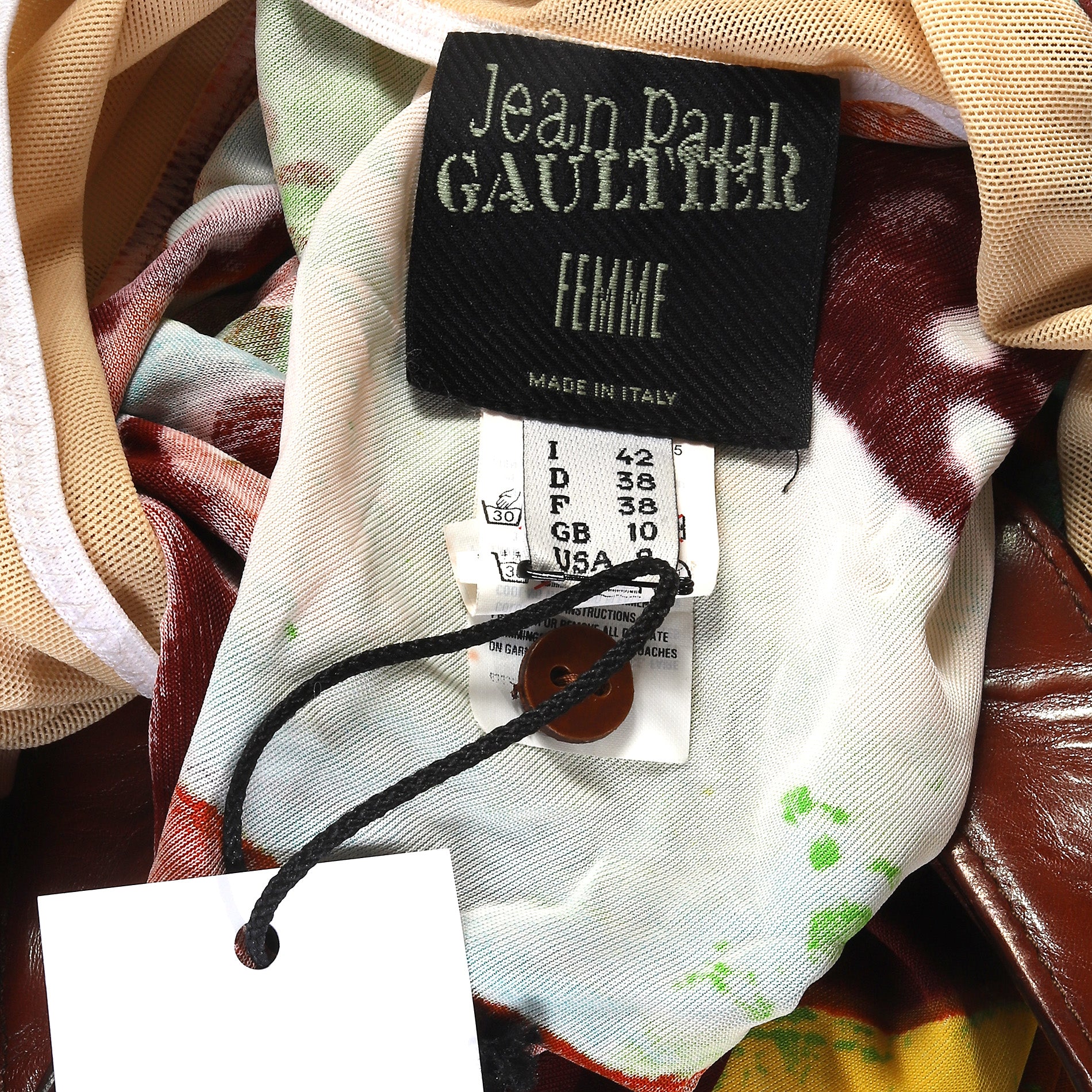 Jean Paul Gaultier SS2000 Psychedelic Beach Dress