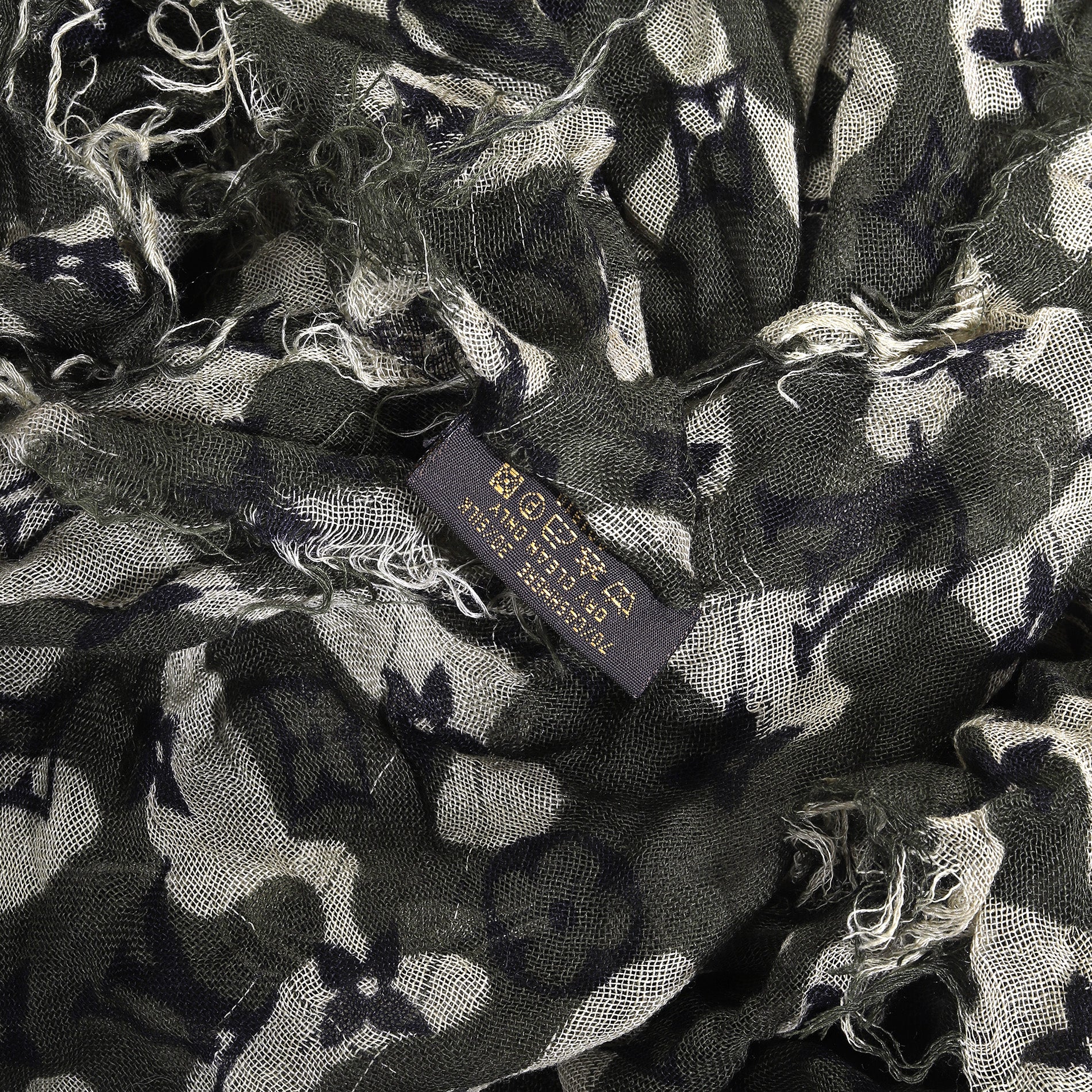 Louis Vuitton 2008 Murakami Monogramouflage Cashmere Silk Blend Scarf