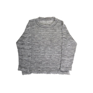 Yohji Yamamoto Pour Homme AW13 Raw Hem Wool Knit Sweater - Ākaibu 