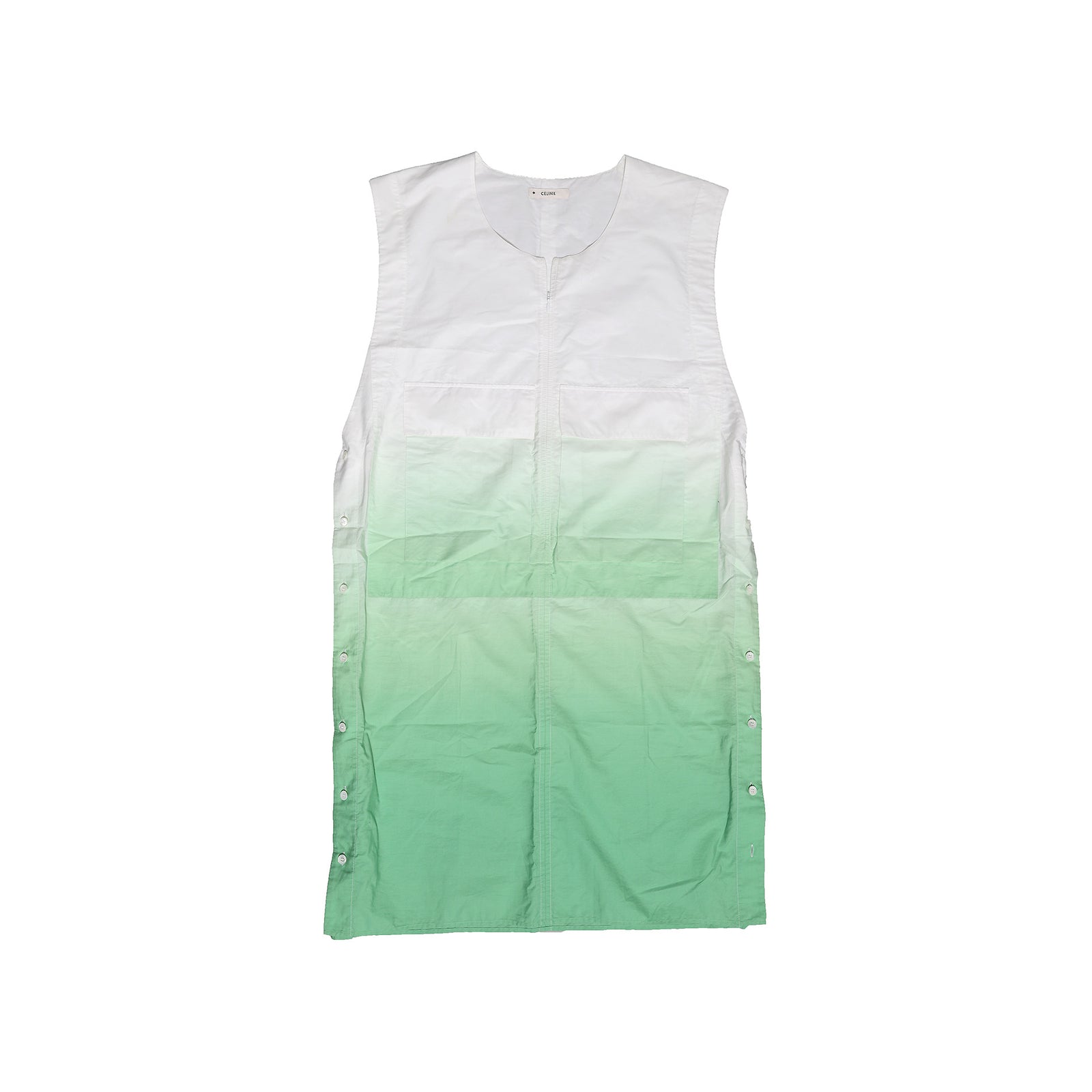 Celine by Phoebe Philo Tye Dye Cargo Dress