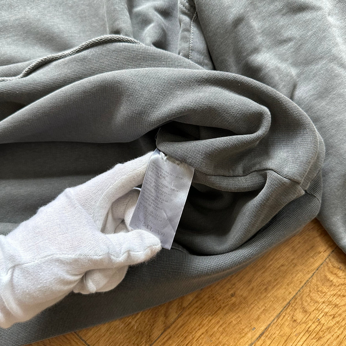 Haider Ackermann FW14 OG Gray Double Layer Crewneck