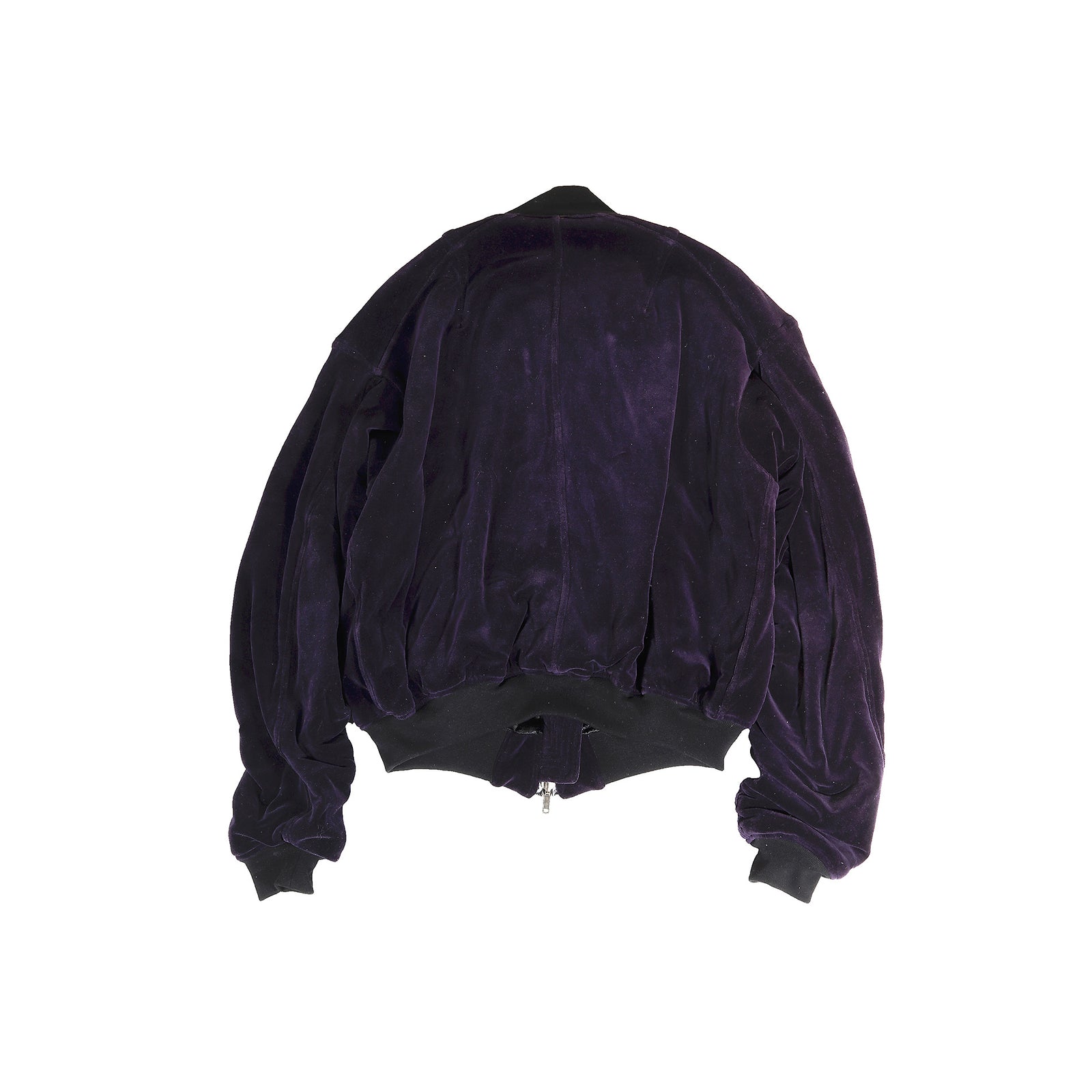 Haider Ackermann FW15 Purple Velvet Perth Bomber Jacket