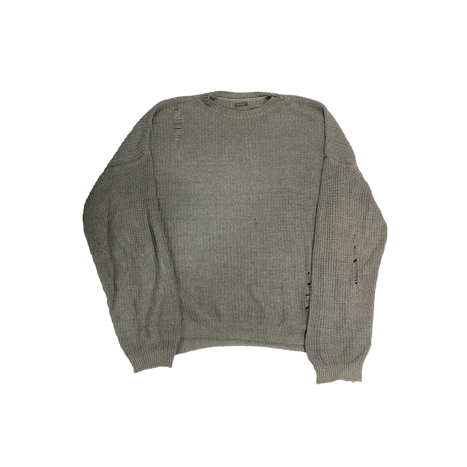 Kapital Oversized Distressed Knit Sweater