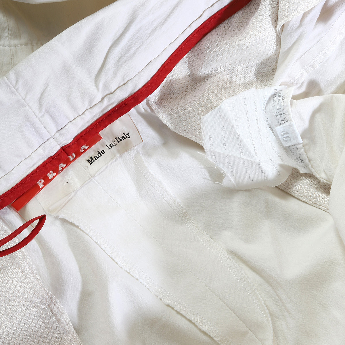 Prada Sport 2000s Cotton Zipped Pants