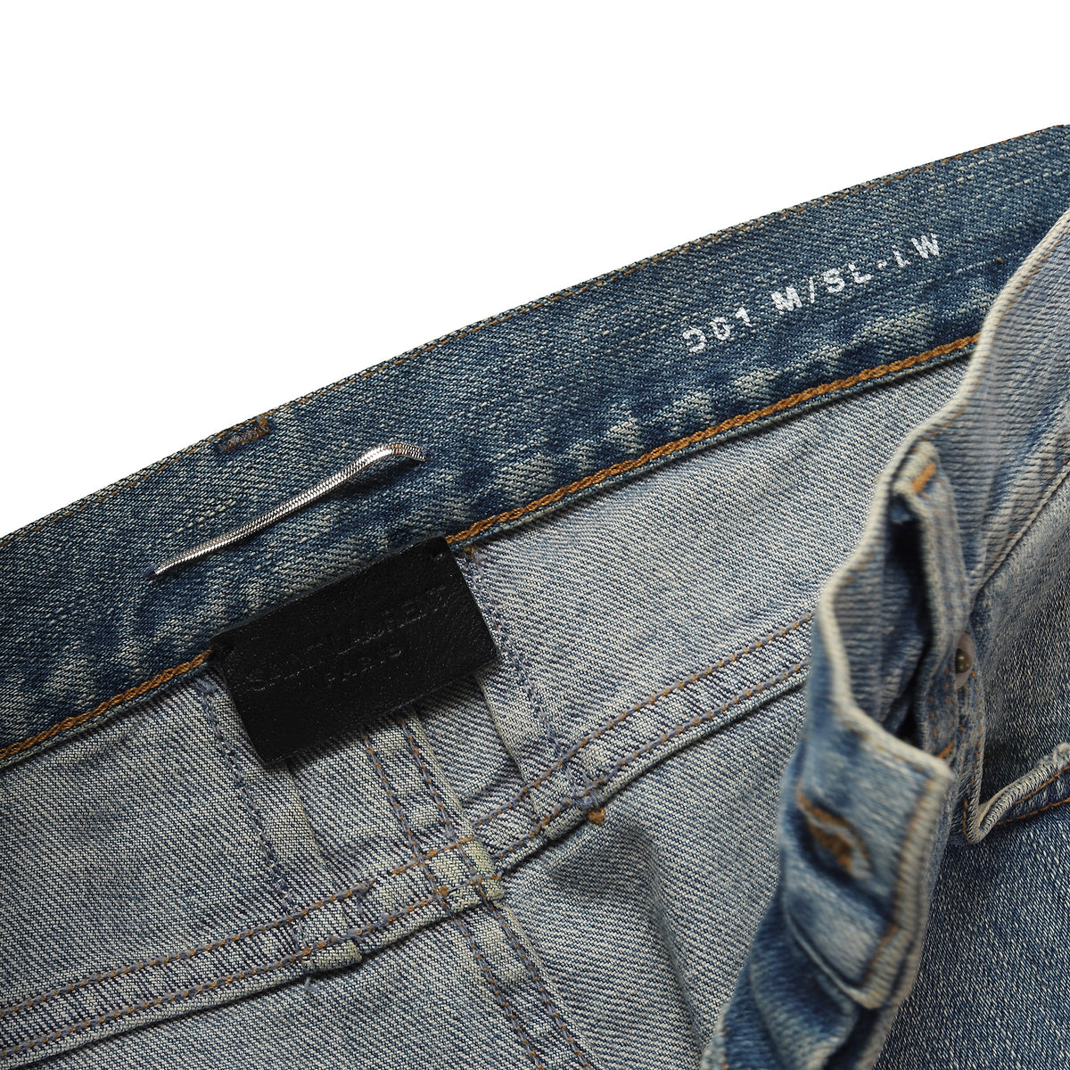 Saint Laurent Paris SS15 Ripped Washed Denim