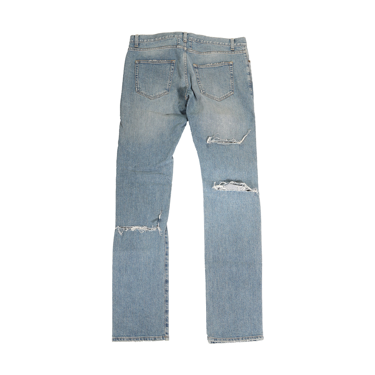 Saint Laurent Paris SS15 Ripped Washed Denim