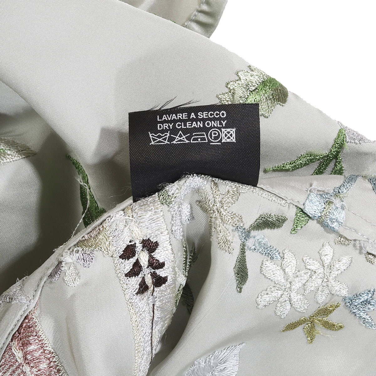 Gucci SS03 by Tom Ford Oversized Floral Bird Embroidered Silk Shirt