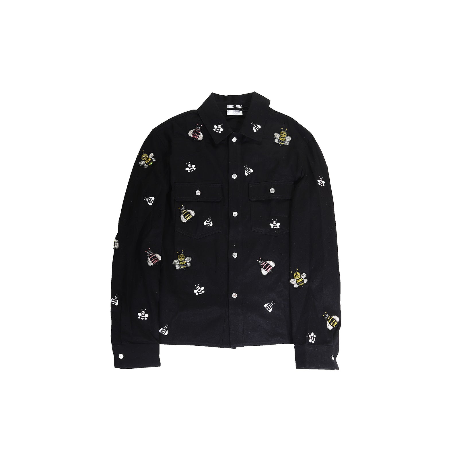 Dior Homme SS19 by Kim Jones KAWS Crystal Bee Embellished Overshirt