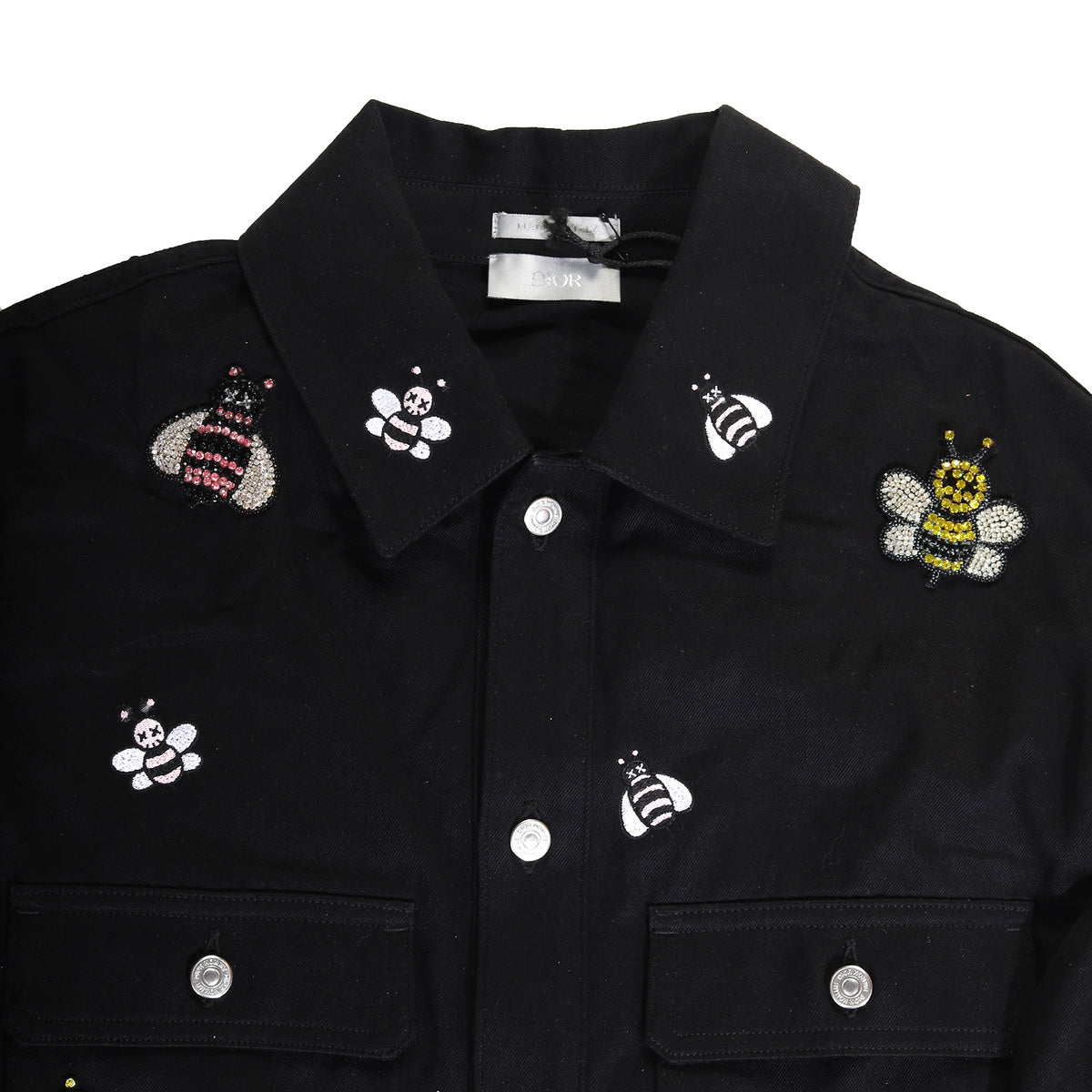 Dior Homme SS19 by Kim Jones KAWS Crystal Bee Embellished Overshirt