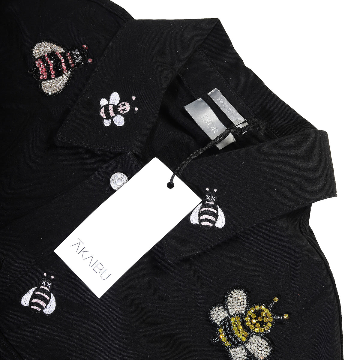Dior Homme SS19 by Kim Jones KAWS Crystal Bee Embellished Overshirt