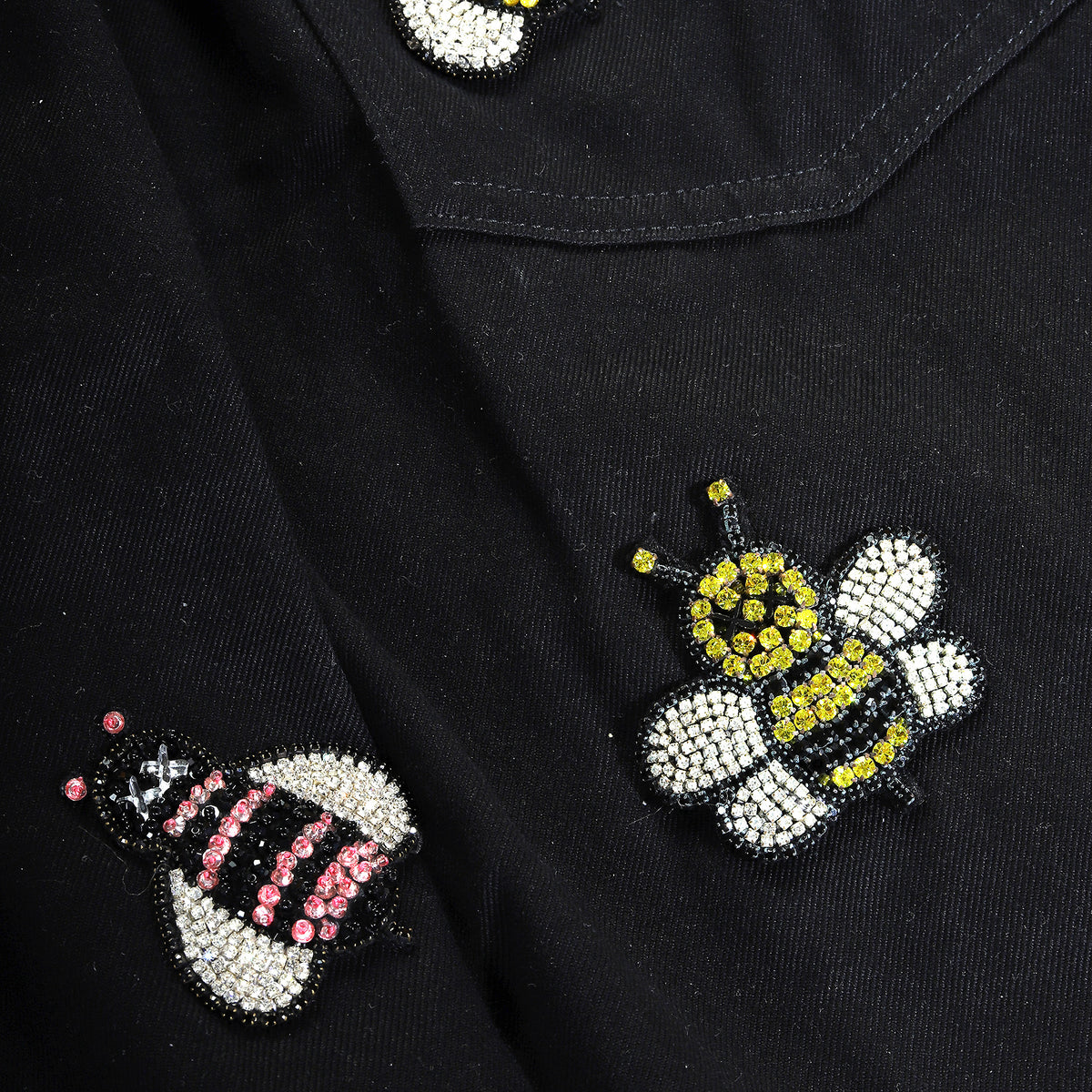 Dior Homme SS19 by Kim Jones KAWS Crystal Bee Embellished Overshirt