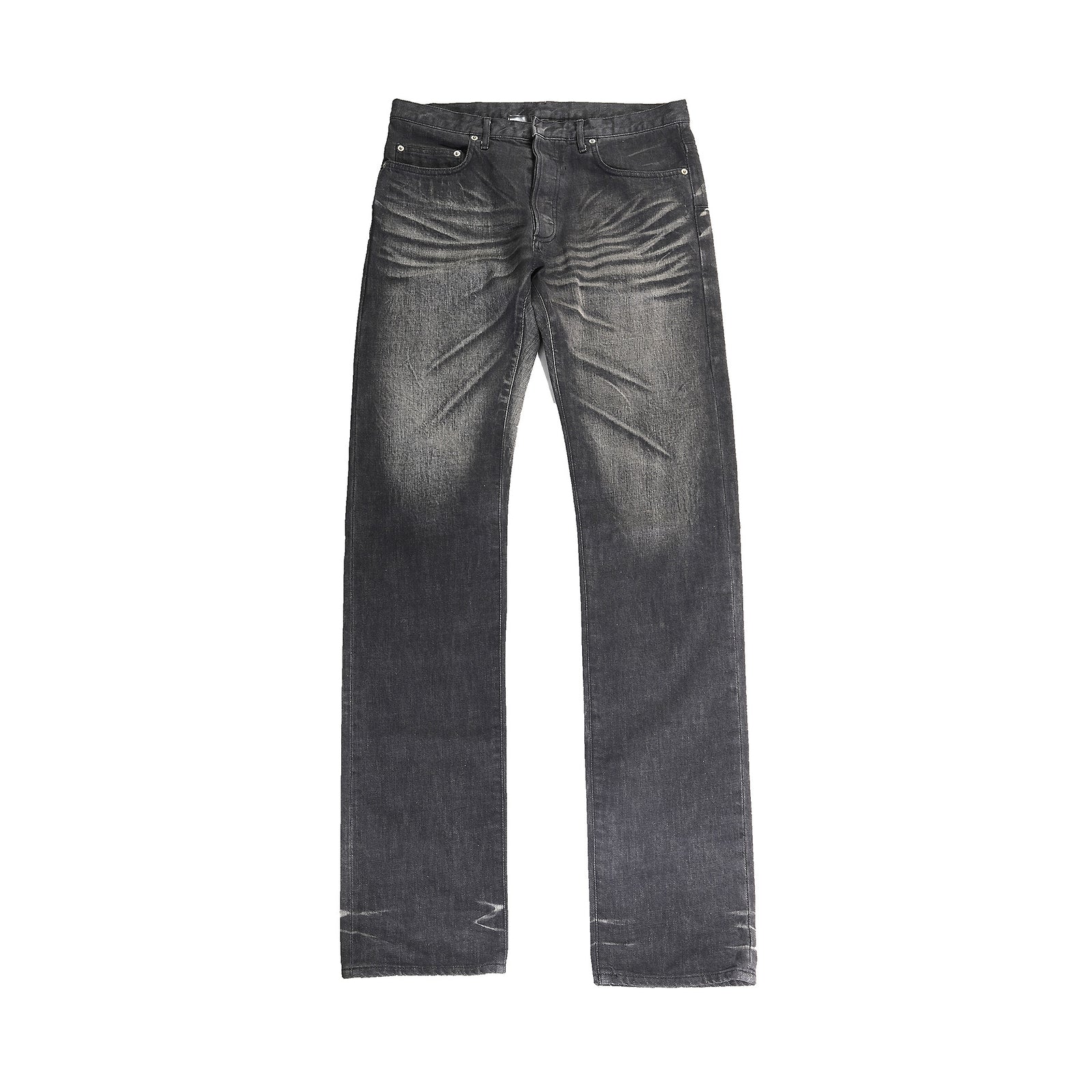 Dior Homme SS03 "Follow Me" Washed Black Clawmark Denim