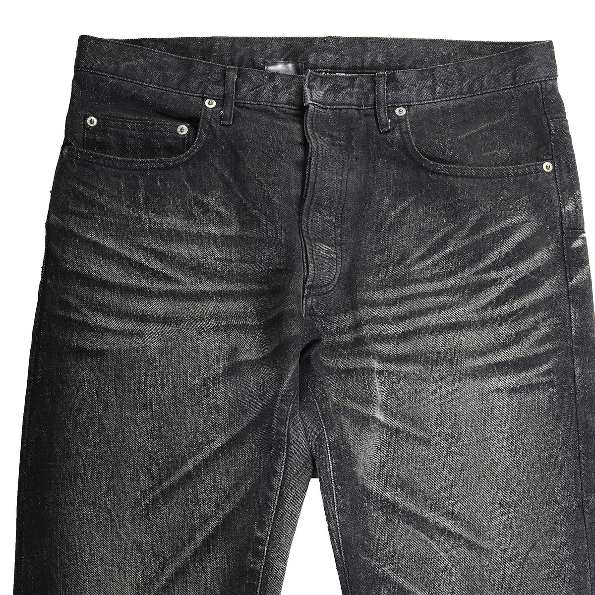 Dior Homme SS03 "Follow Me" Washed Black Clawmark Denim