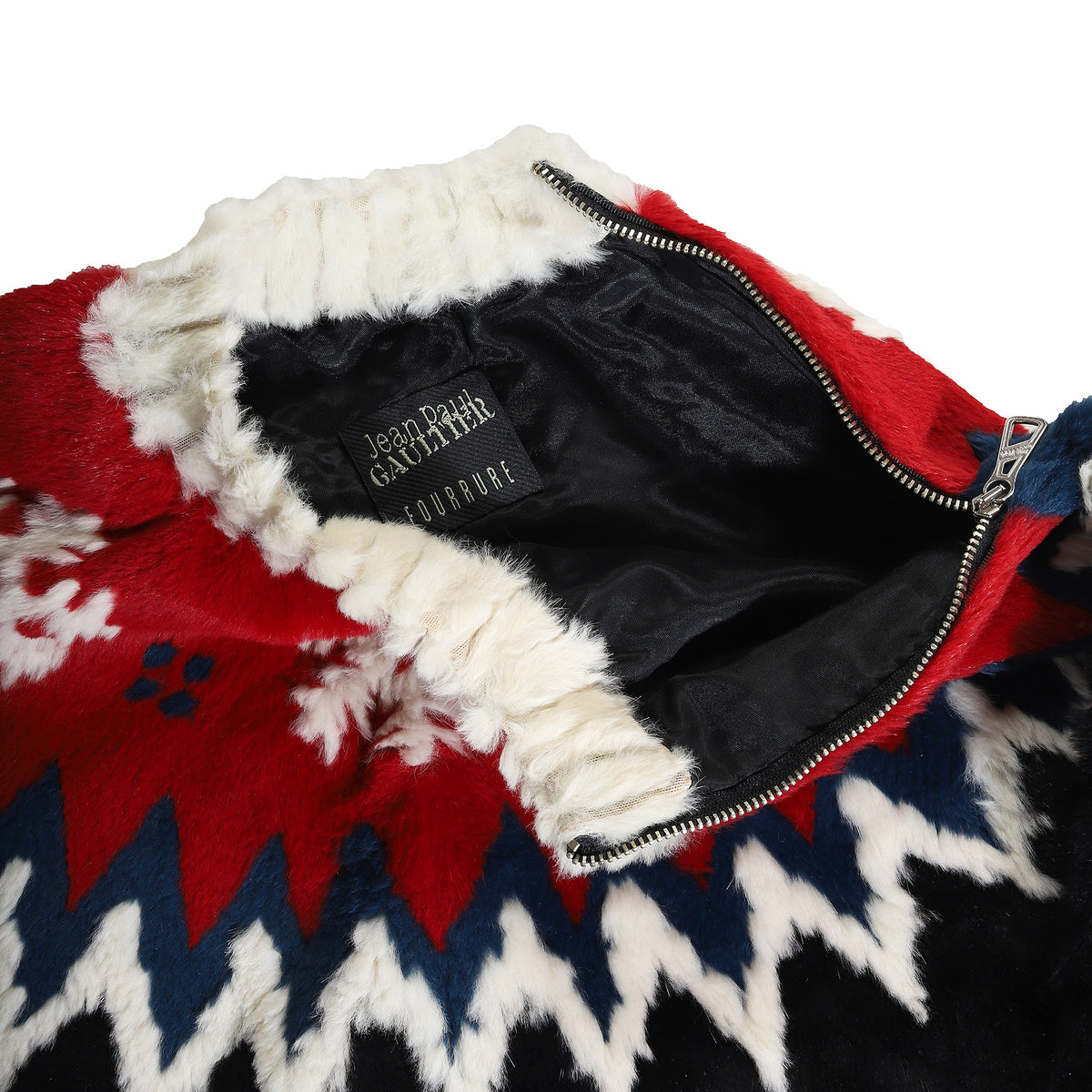 Jean Paul Gaultier FW1999 Rabbit Fur Nordic Sweater