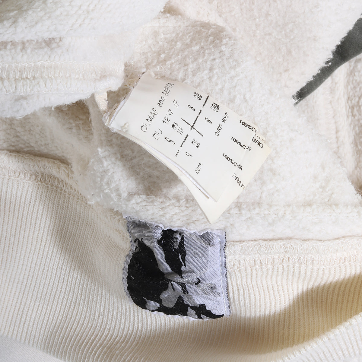 Rick Owens DRKSHDW SS08 Creatch Patched Gimp Hoodie