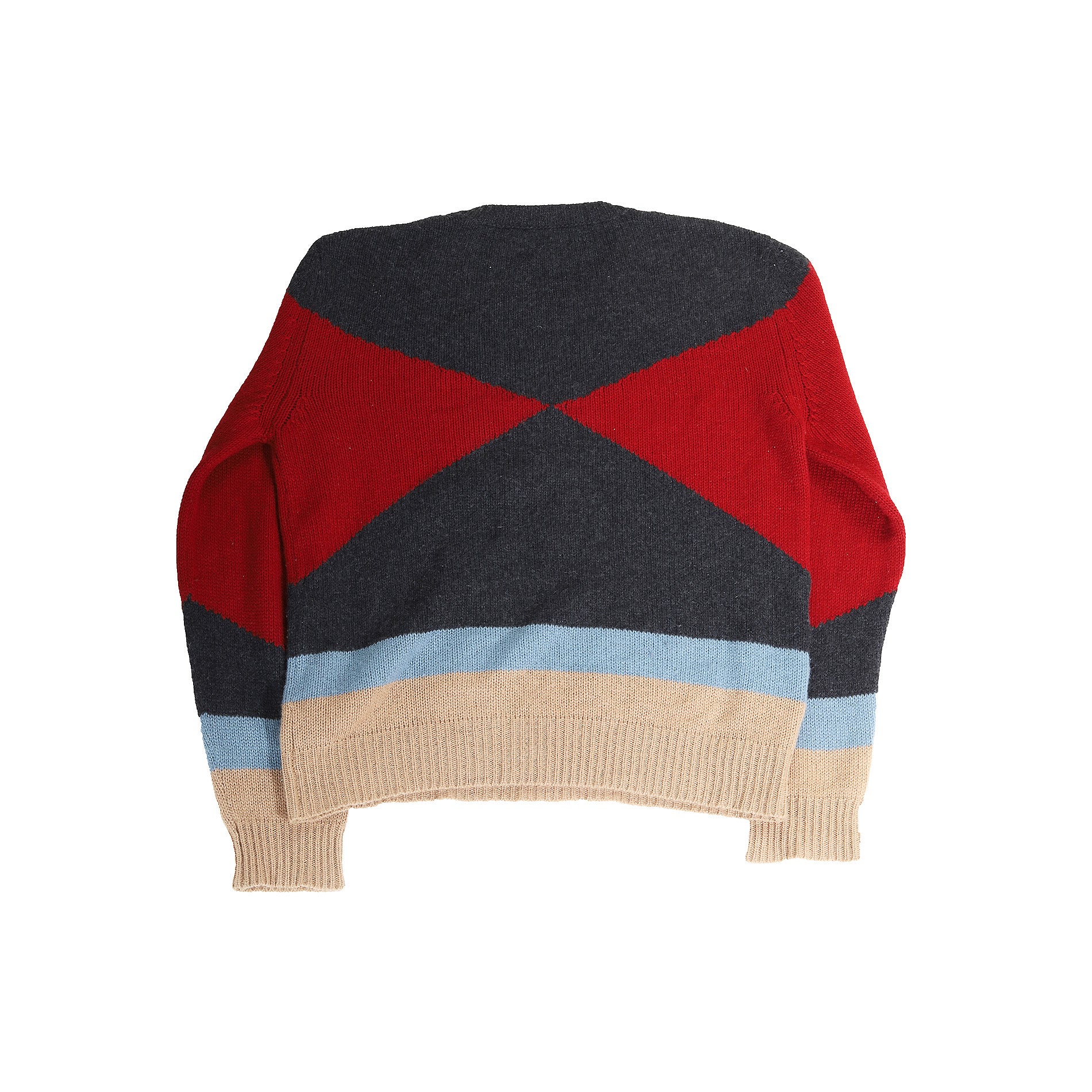 Valentino AW14 Geomtric Cashmere Knit Sweater