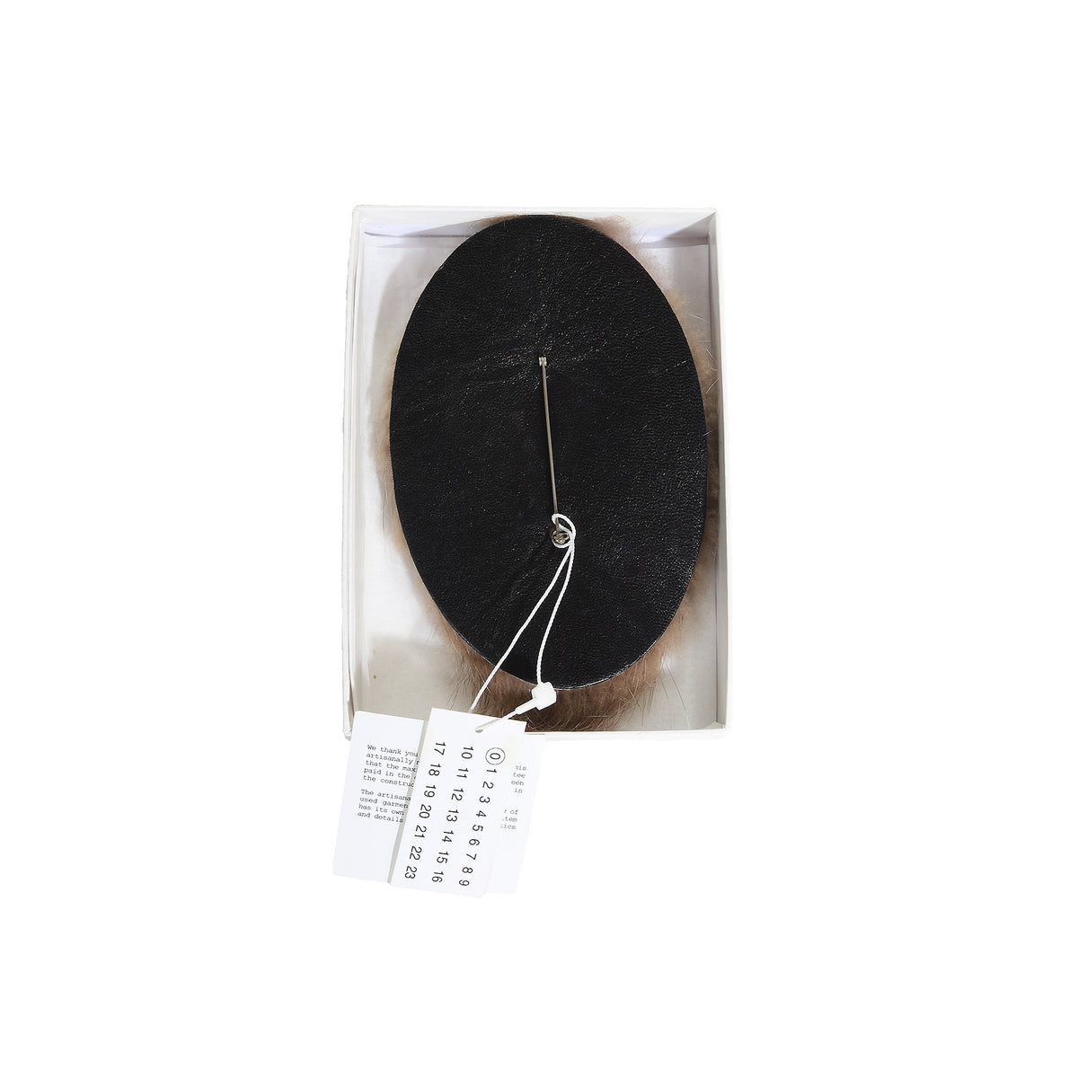 Maison Martin Margiela AW02 Artisanal Oversized Mink Brooch