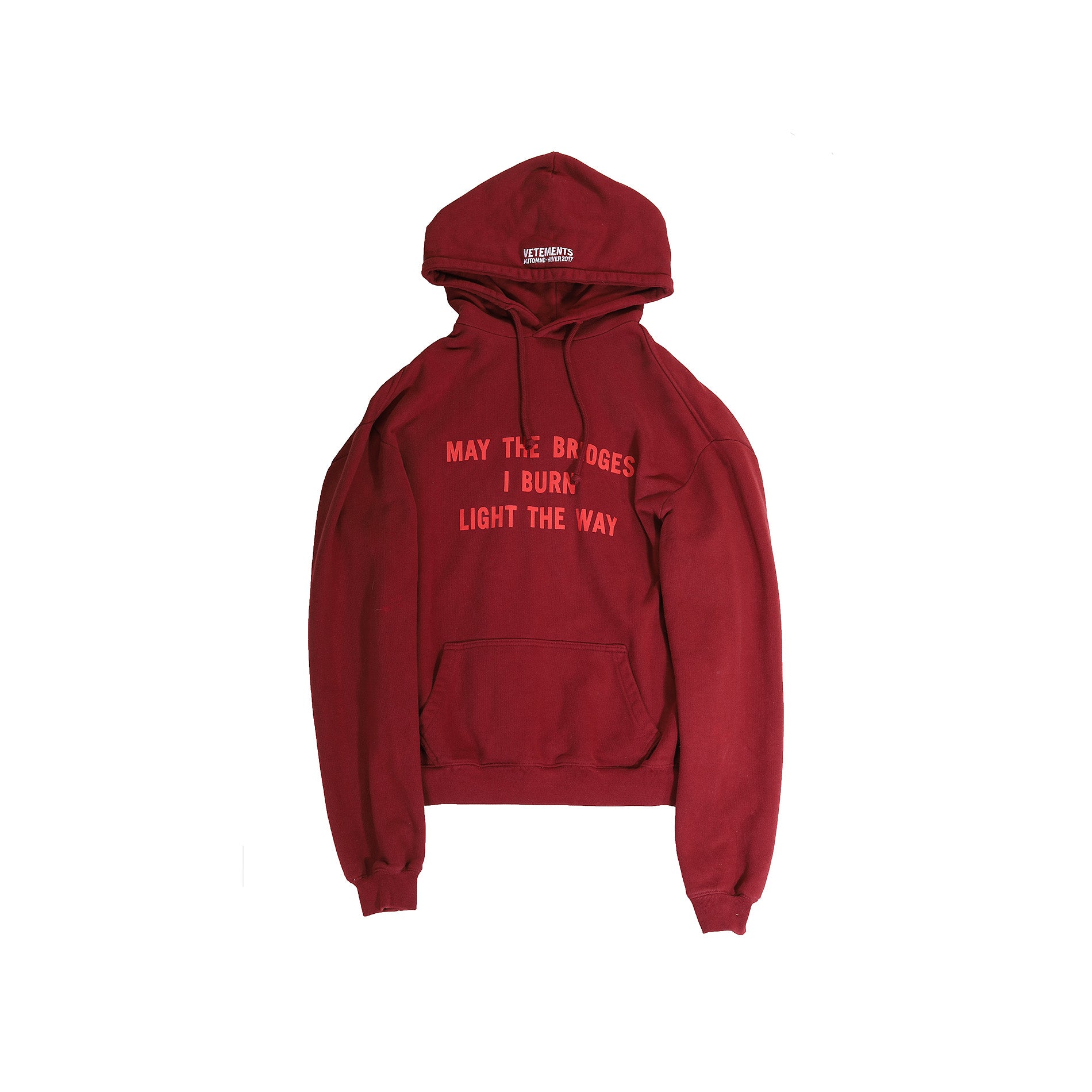 Vetements AW17 May The Bridges MTB Oversized Hoodie Ākaibu Store