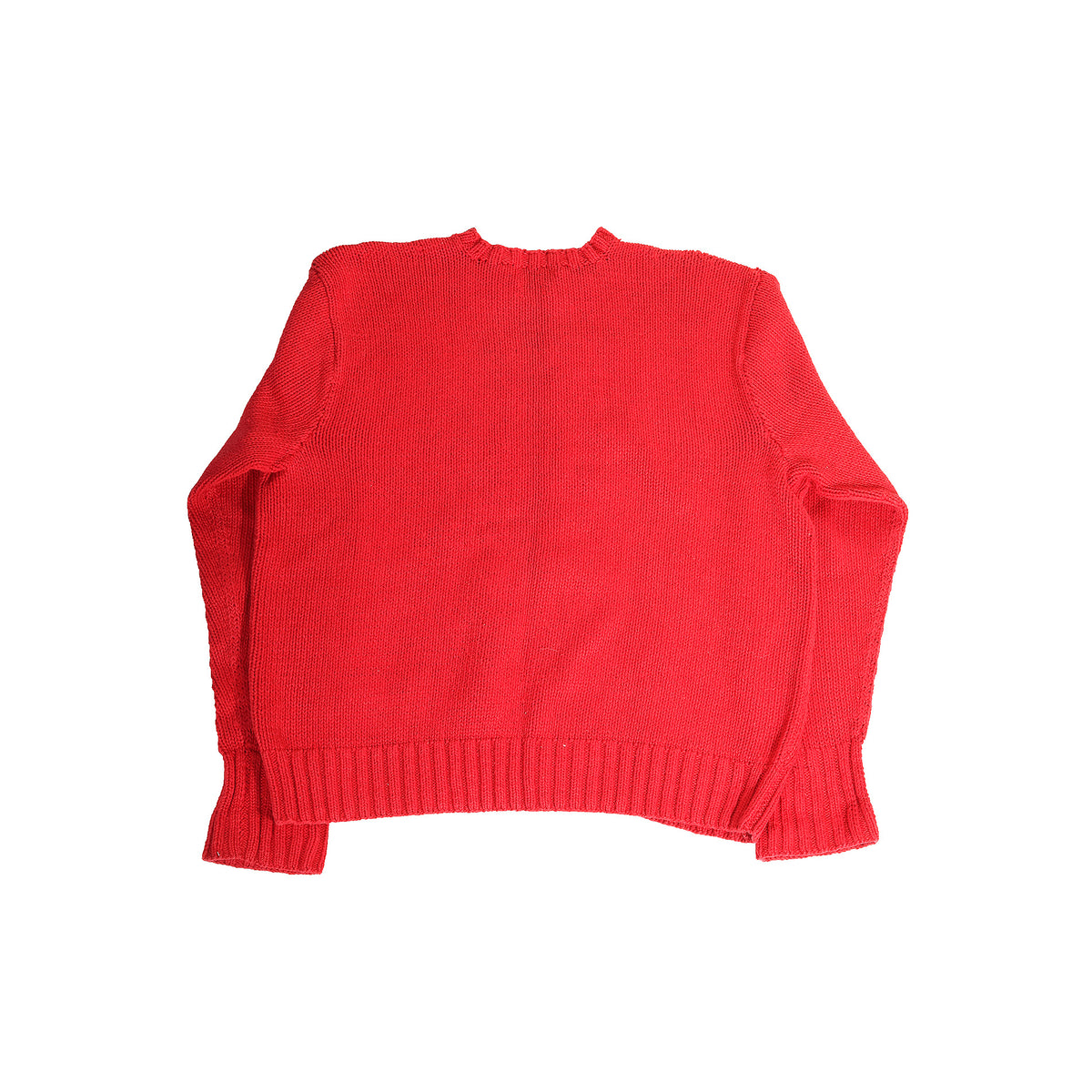 Ralph Lauren 2001 Polo Bear Teddy Intarsia Knit Sweater