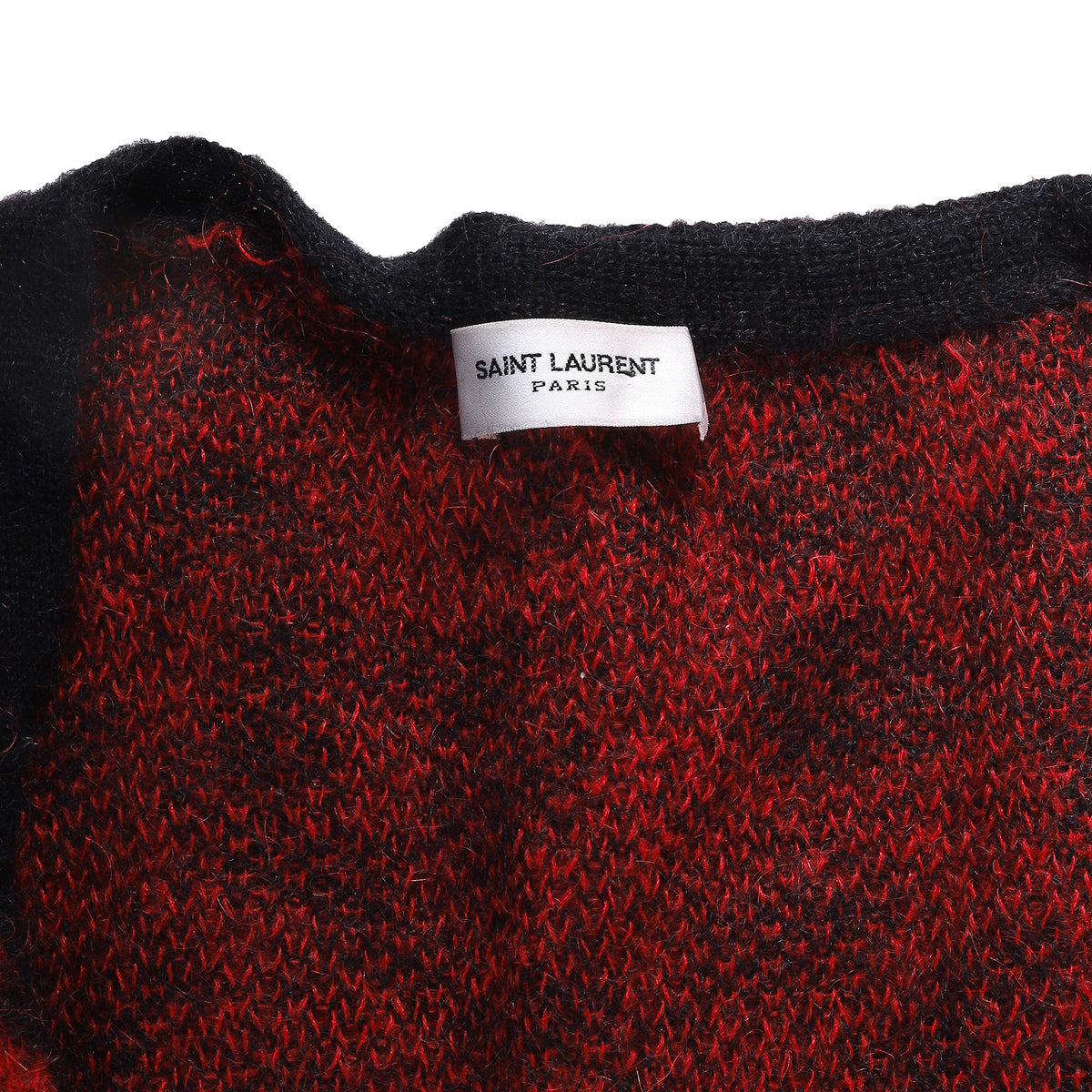 Saint Laurent Paris FW13 Leopard Mohair Knit Cardigan