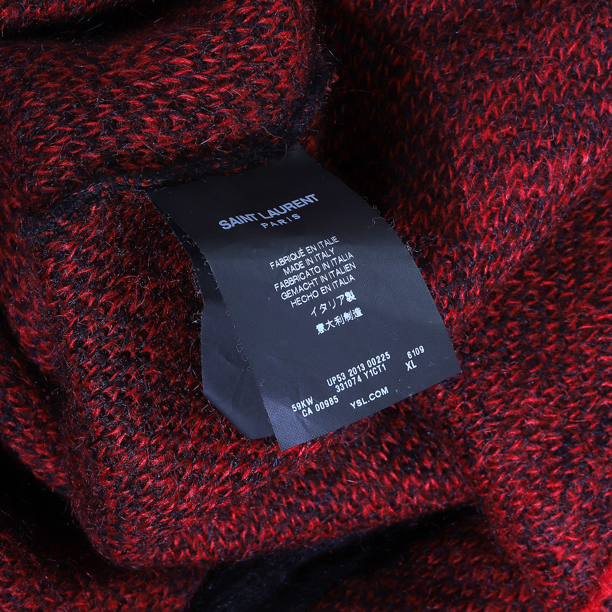 Saint Laurent Paris FW13 Leopard Mohair Knit Cardigan