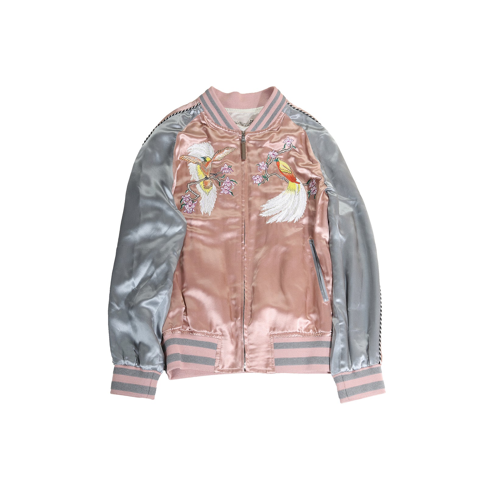 Louis Vuitton SS16 Embroidered Souvenir Silk Jacket