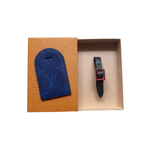 Louis Vuitton SS18 Pacific Blue Luggage Tag