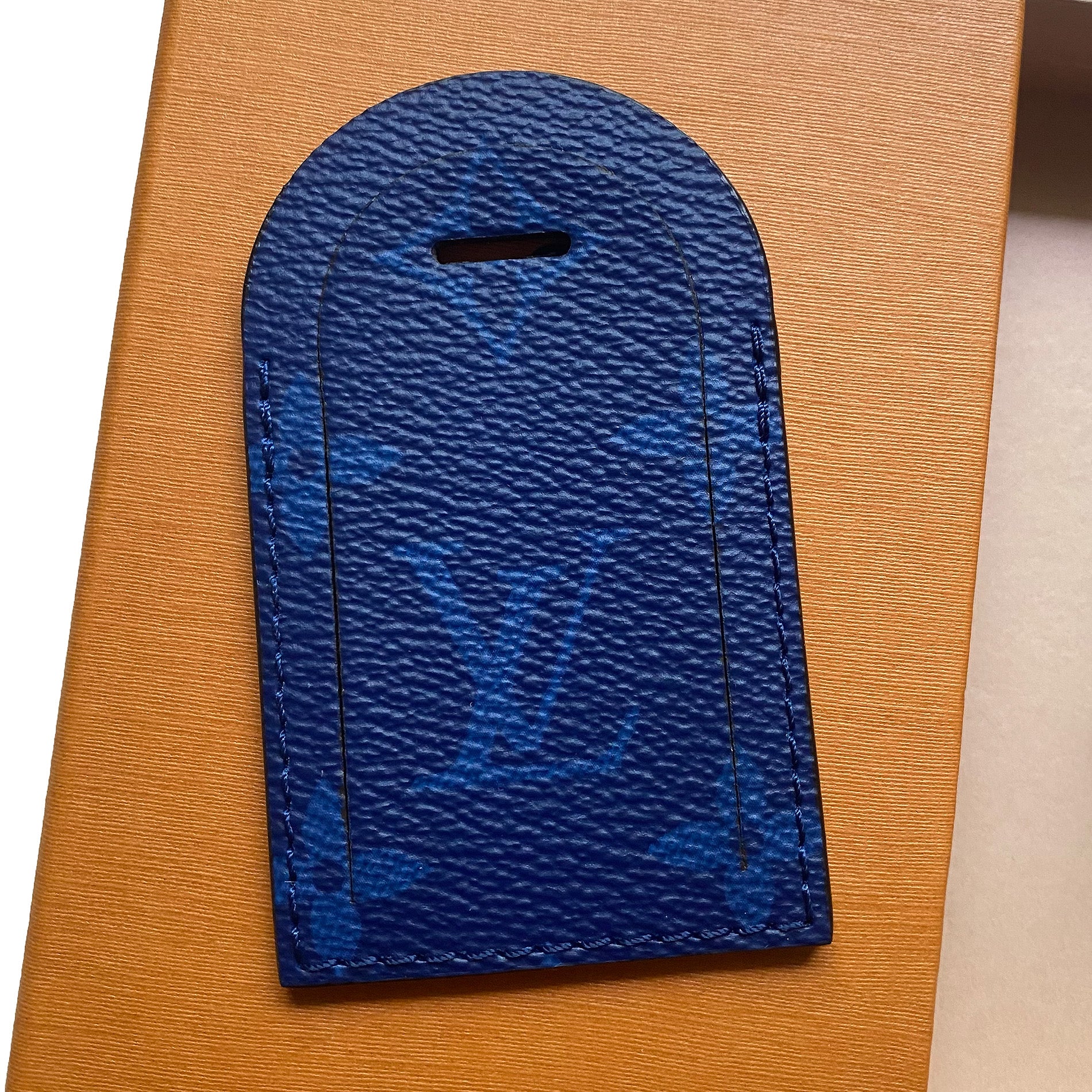 Louis Vuitton SS18 Pacific Blue Luggage Tag