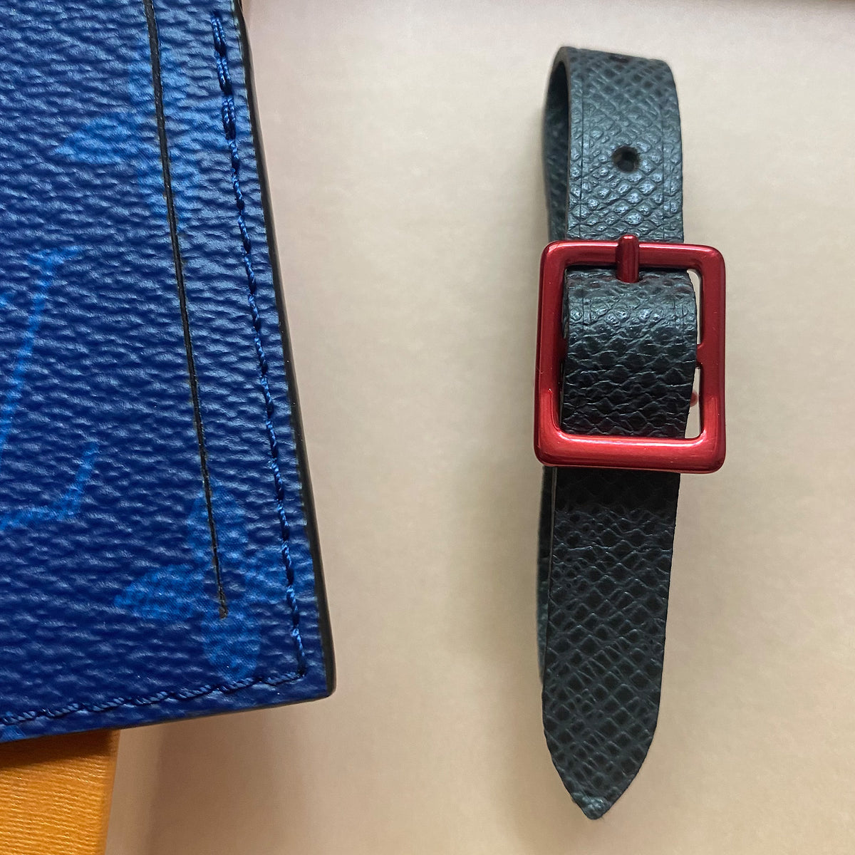 Louis Vuitton SS18 Pacific Blue Luggage Tag