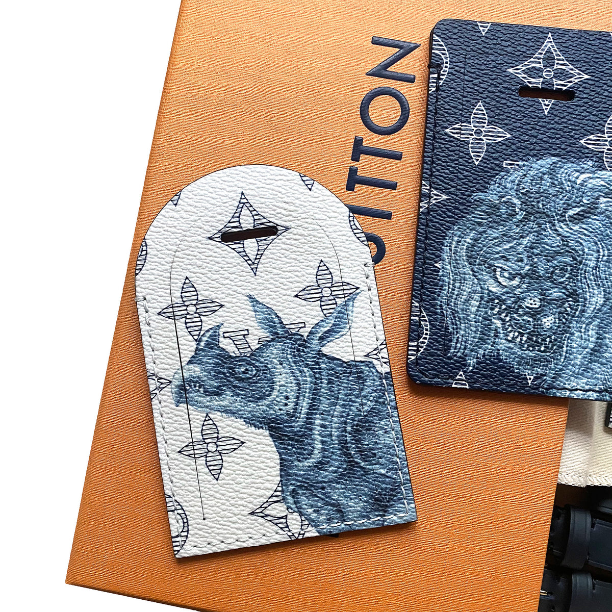 Louis Vuitton SS17 Jake & Dinos Luggage Tag Set