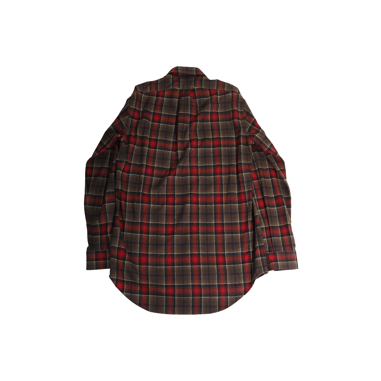 Saint Laurent Paris FW13 Runway Oversized Flannel Shirt Sample