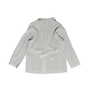 Issey Miyake Homme Plisse Gray Pleated Blazer