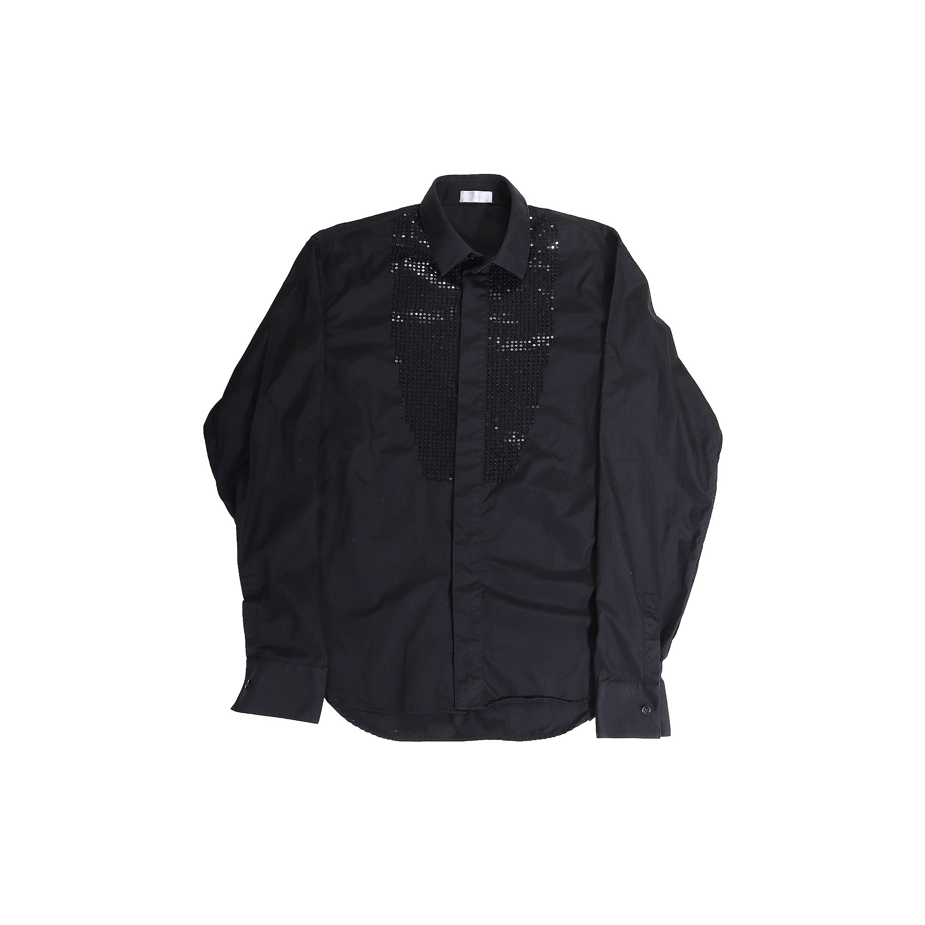 Dior Homme FW07 Navigate Black Sequin Shirt