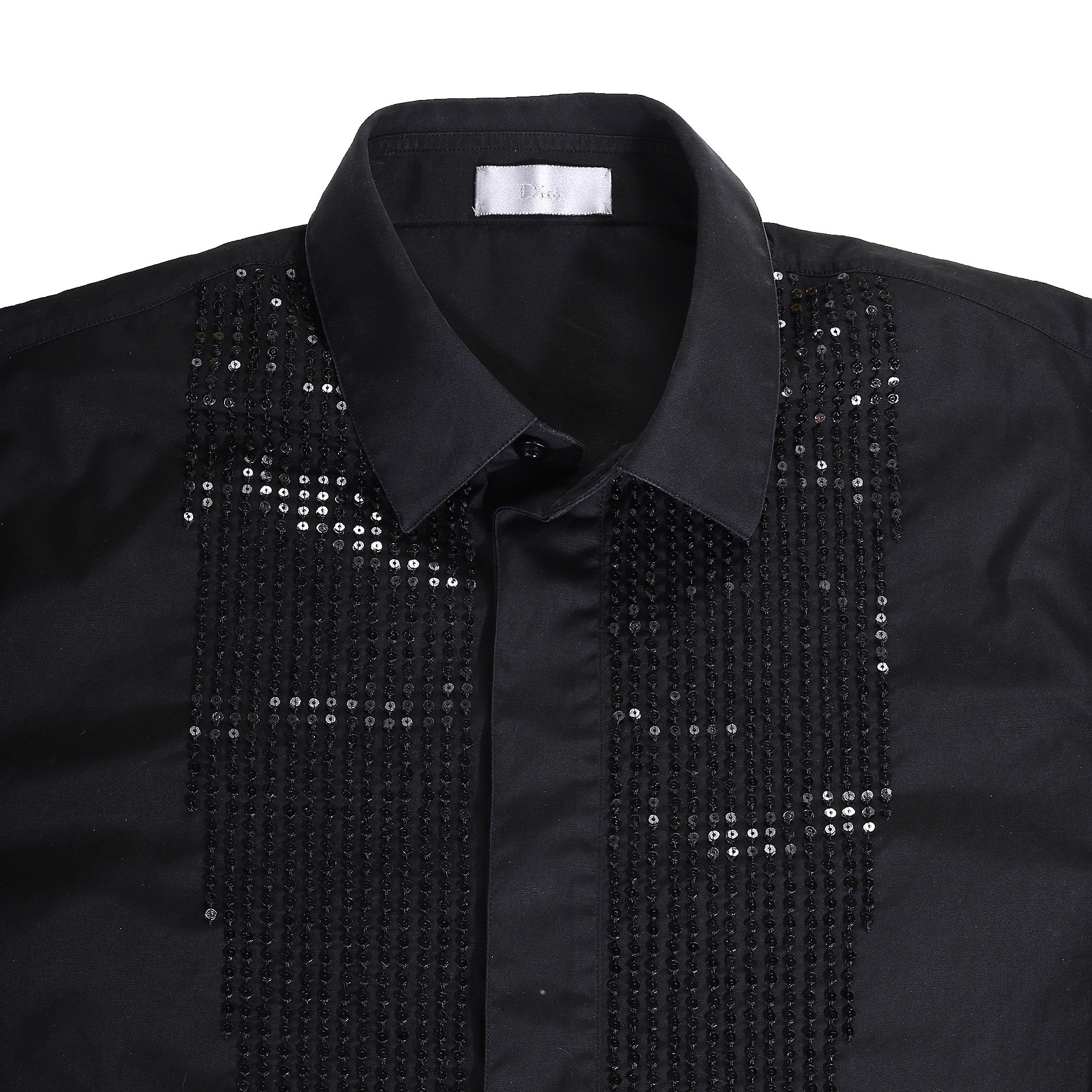 Dior Homme FW07 Navigate Black Sequin Shirt