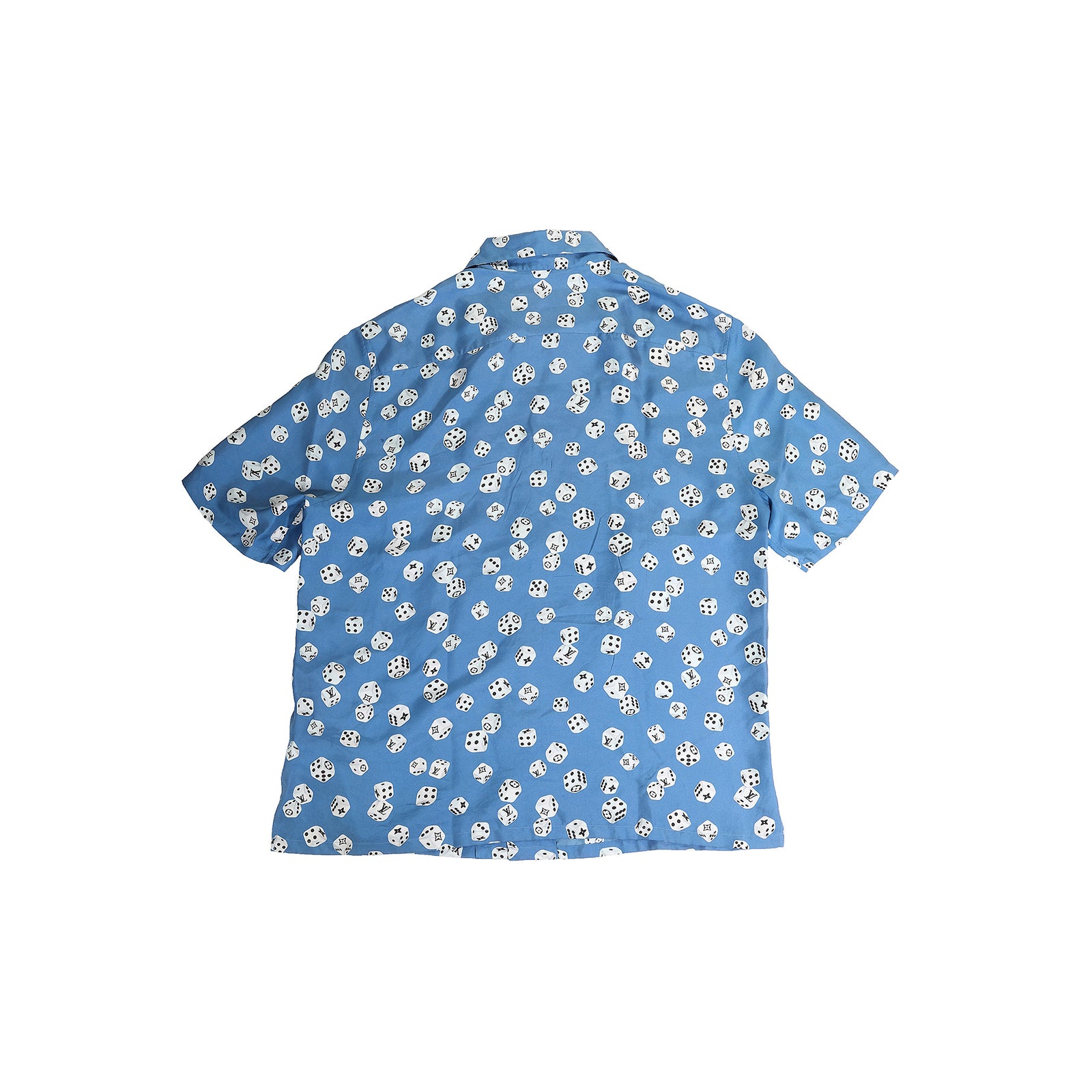 Louis Vuitton FW18 Dice Silk Short Sleeve Shirt