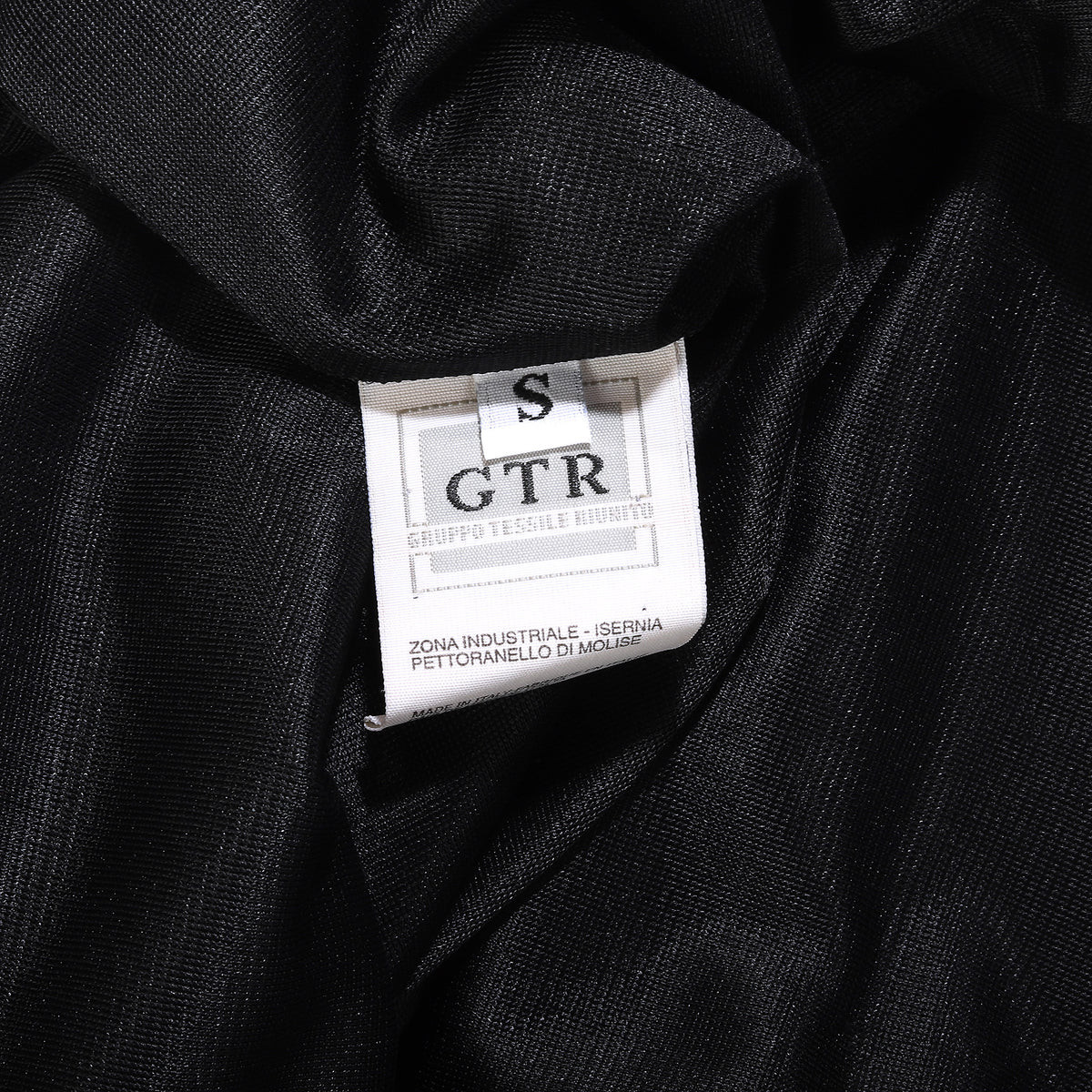 Helmut Lang 1997 Black Slashed Elbow Polo Shirt