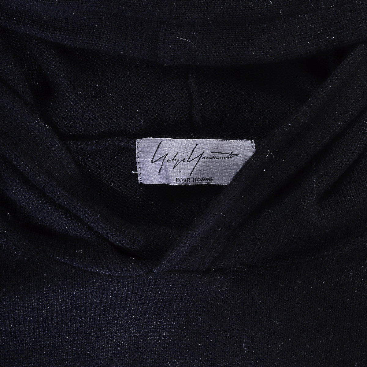 Yohji Yamamoto SS11 Square Knit Hoodie