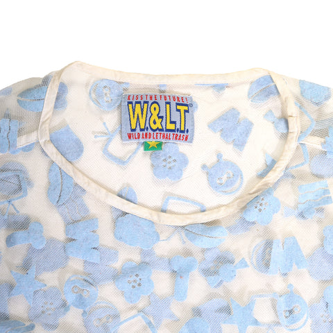Walter Van Beirendonck Wild & Lethal Trash 90s Puk Puk Sheer Shirt