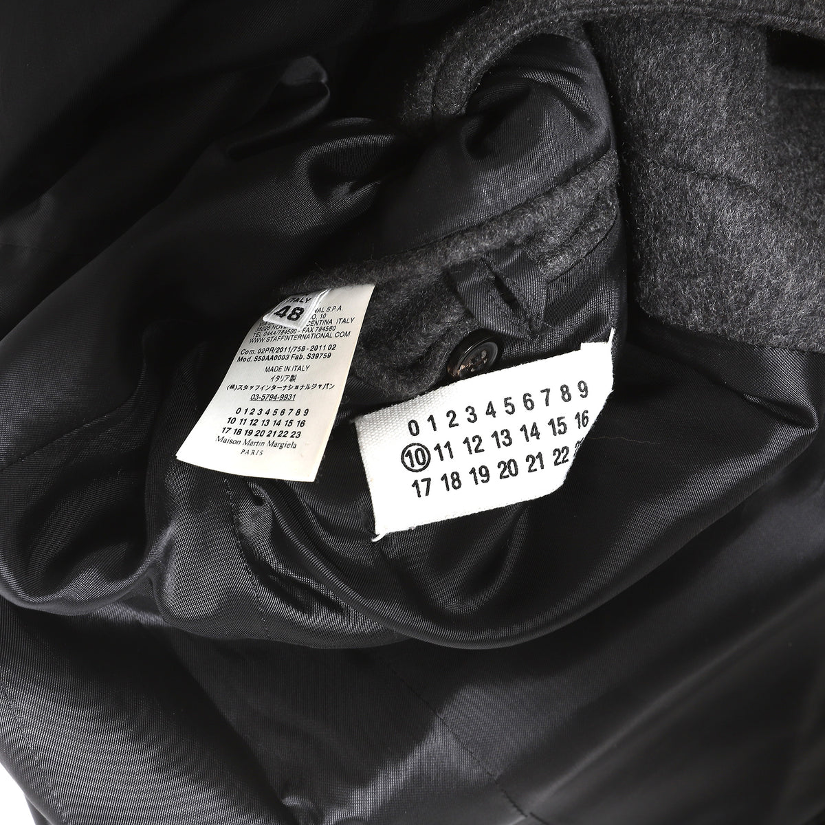 Maison Martin Margiela AW12 Gradient Wool Coat